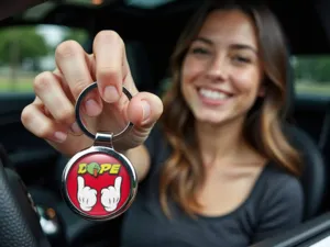 Photo Keychain High-End Style Strong Design